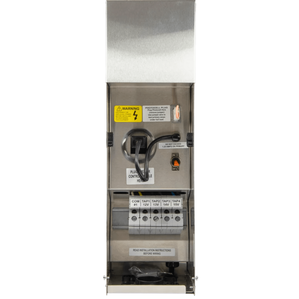 150W Multi-Tap Stainless Steel Transformer with Timer