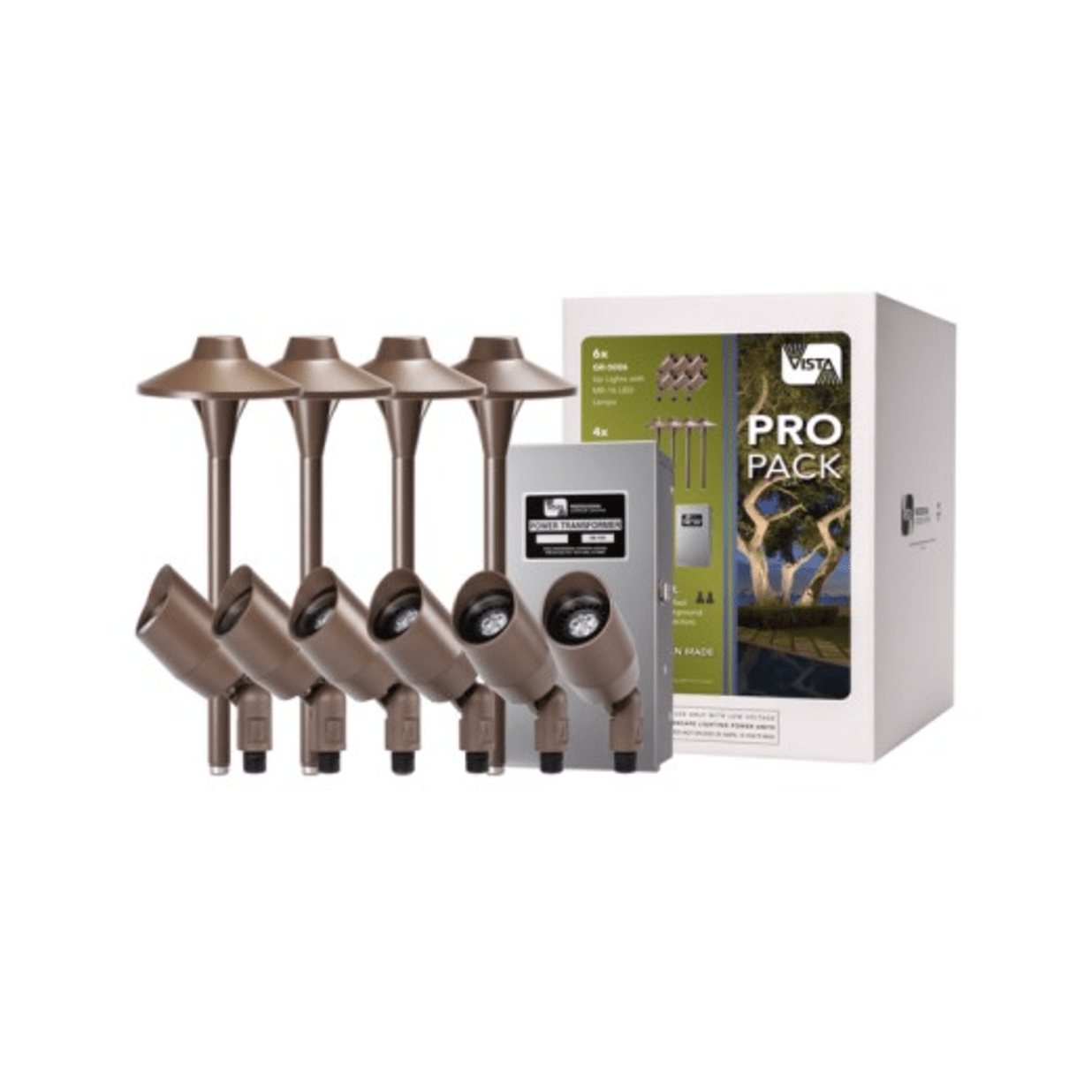 Black 5006/6507 Pro Pack Outdoor Lighting with Transformer