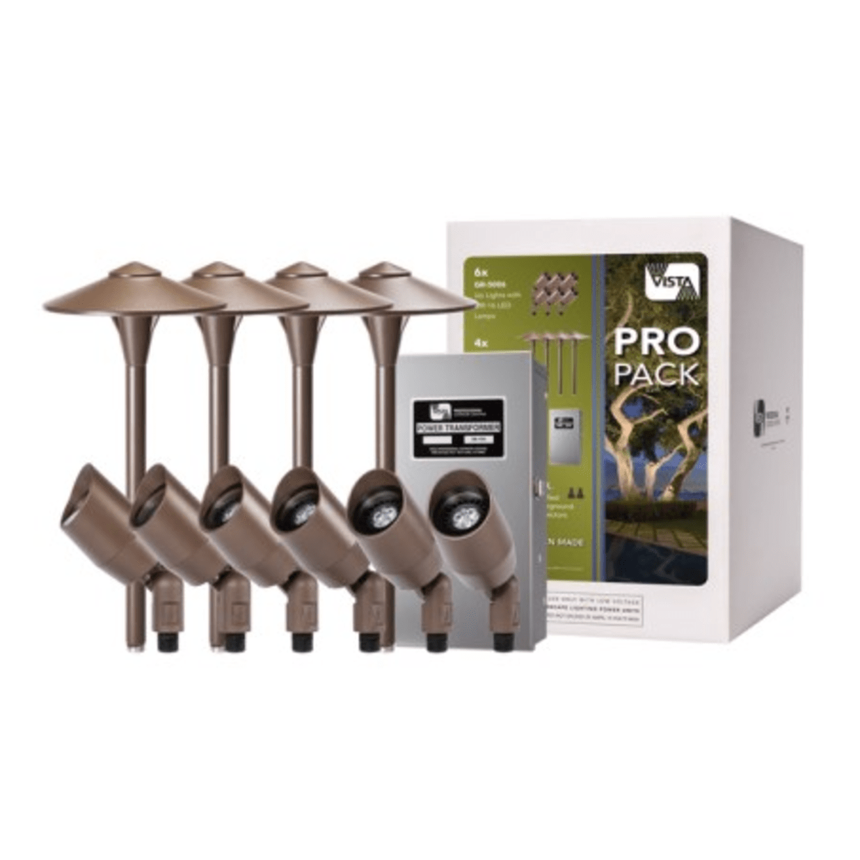 Bronze 5006/4704 Pro Pack Outdoor Lighting With Transformer