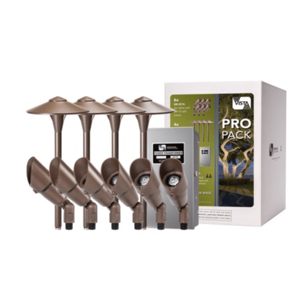Bronze 2216/4704 Pro Pack Outdoor Lighting With Transformer