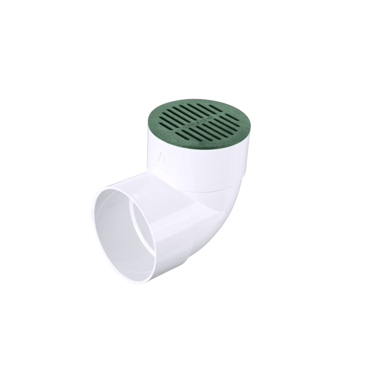 6" Green Plastic Round Grate, Connects to 6" Spee-D Basin, Pipes, and Fittings