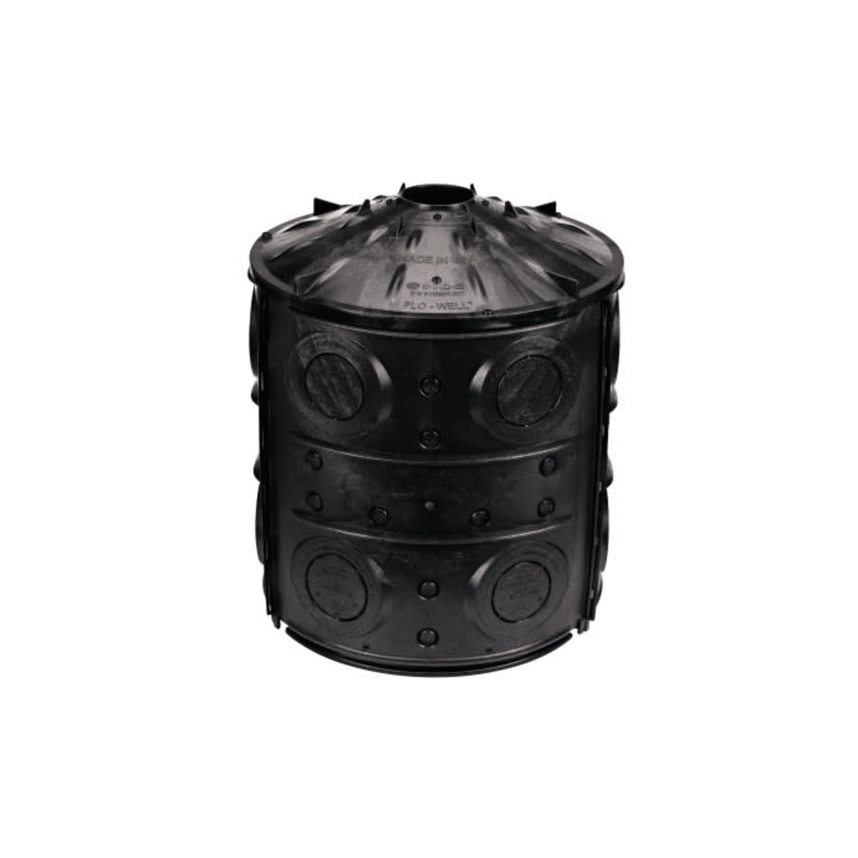Flo-Well 50 gal Black Stormwater Dry Well System Kit (FWAS24WH)