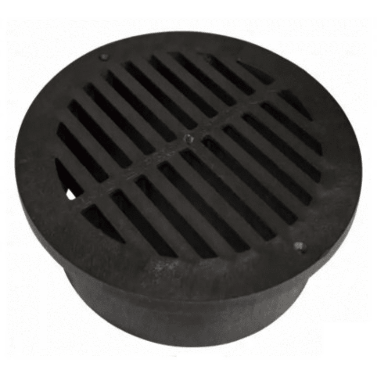 1240, 12" Round Grate; Black