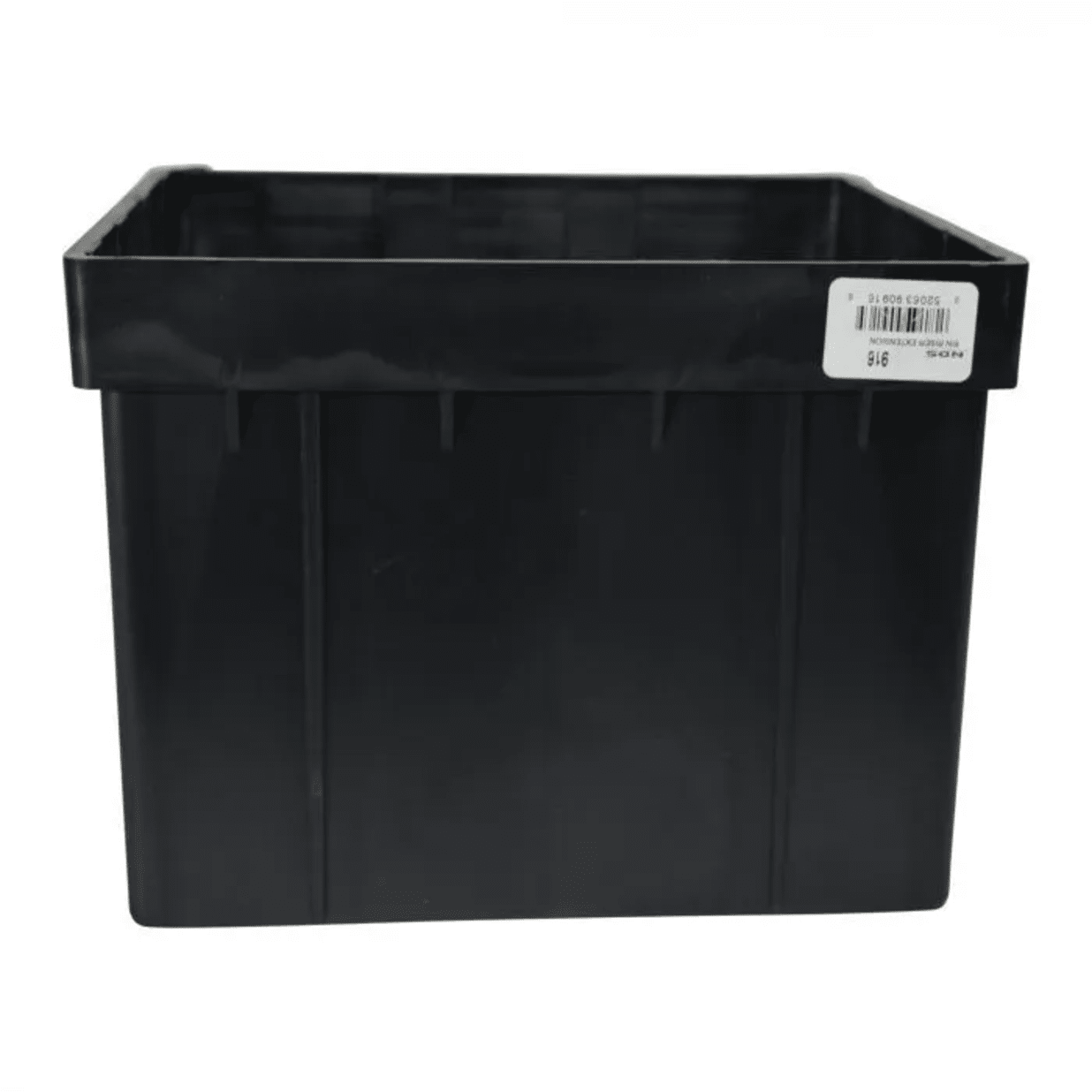 916, 6" Black Riser for 9" Square Catch Basin Drain and Low-Profile Adapter Drain