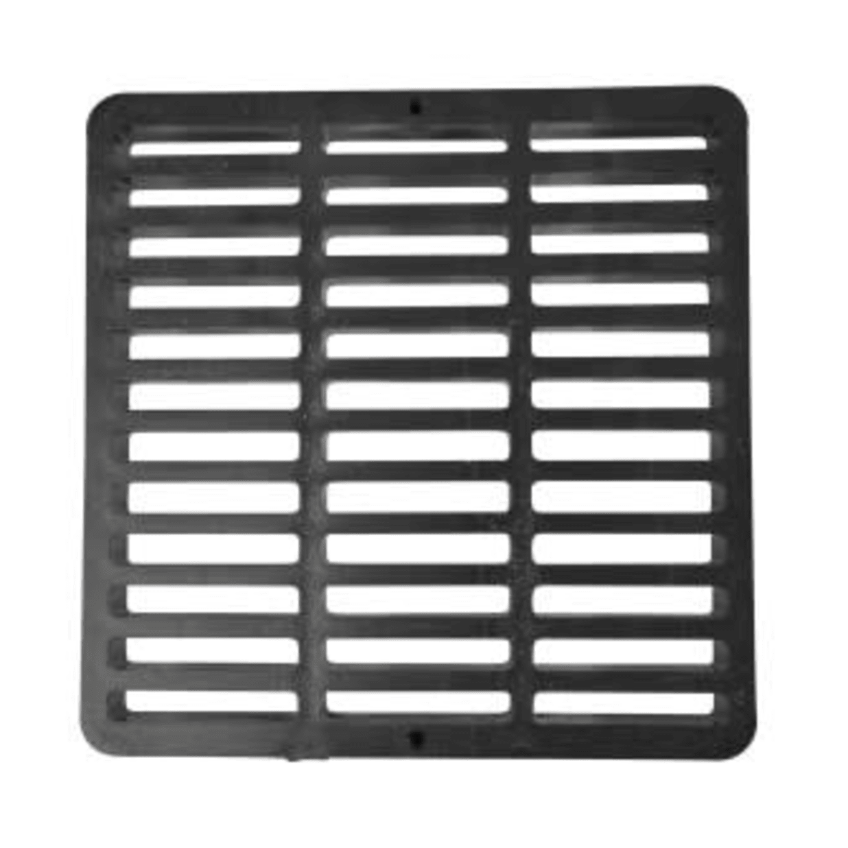 9" Black Plastic Square Catch Basin Drain Grate