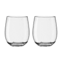 Shatterproof Pool & Spa Safe Stemless Wine Drink Tumbler Goblet, 2 Per Pack