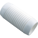 Hose Connector, 4" Female/Female, White