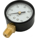 Side Mount Pressure Gauge with Indicator