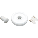 Drive Wheel Kit, Gunite, White