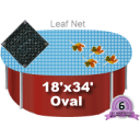 18'x34' Oval Leaf Guard