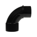 FullFlow 2" PVC Sweep 90 Degree Street Elbow Slip x SPG, Black