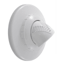 Inlet Fitting, Return Line Venturi Jet with Flange, White