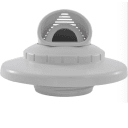 Inlet Fitting, Return Line Venturi Jet with Flange, White