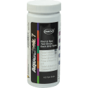 Silver 7-Way Pool and Spa Test Strips  for pH, Total Chlorine, Free Chlorine, Bromine, Alkalinity, Total Hardness, and Cyanuric Acid - 100 Strip Bottle