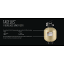 Tagelus TA60D 24" Pool Sand Filter with Top Mount 1-1/2" Multiport Valve