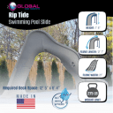 Riptide Pool Slide - Sand, Right turn GPPSRT-SAND-R