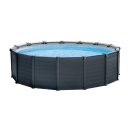 18' 8" x 52" Round Above Ground Swimming Pool Set With Sand Filter Pump & Ladder