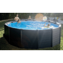 18' 8" x 52" Round Above Ground Swimming Pool Set With Sand Filter Pump & Ladder