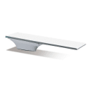 Flyte-Deck II Stand and Fibre-Dive Board Complete, 10' Radiant White with White Tread