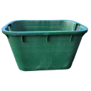 121, Rectangular Valve Box, Green with Green Lid