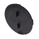 6" Black Outlet Plug for Catch Basin Drain (plug only)