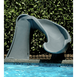 Cyclone Complete Pool Slide, Right Turn - Taupe