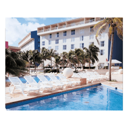 Pack of 18 - Bahia Stacking Chaise Lounge Chair, White