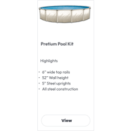 Regency LX 15'x30' Oval, 54" Deep Above Ground Pool