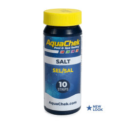 Salt Test Strip Titrators for Pools - Salt Water Pool Test Strips for Sodium Chloride - Quick and Accurate Results - Professional Water Quality Testing Kit, 10 Strip Bottle