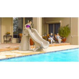 SlideAway Removable Pool Slide - Gray