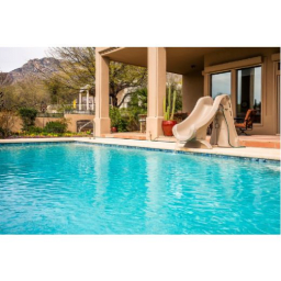 SlideAway Removable Pool Slide - Gray