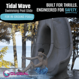 Tidal Wave Pool Slide - Sandstone, Right Turn
