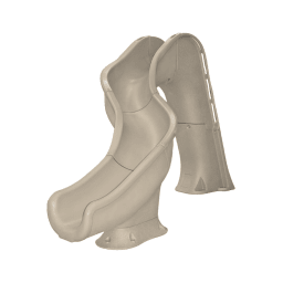 Riptide Pool Slide - Sand, Left Turn