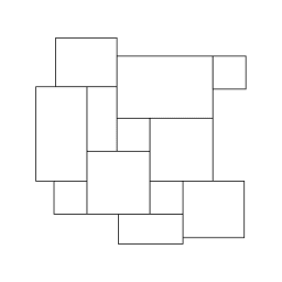 Travertine 3cm Thick, Ivory Color, French Pattern Tumbled Paver - 176 sqft (1 Pallet)