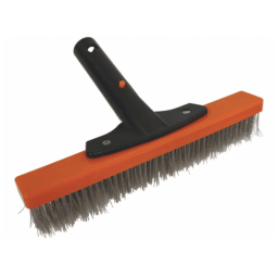10" Supreme Series Stainless Steel Bristle Algae Pool Brush