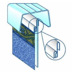 49" Liner Bead Receiver Strip  - Each