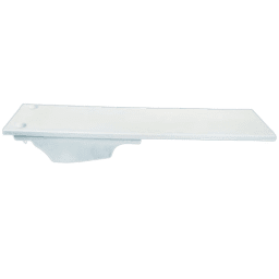 6' GX Diving Board With 3 Bolt Salt Friendly Base And Jig - White