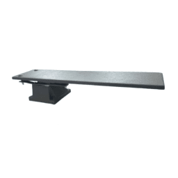8' GX Diving Board with 4 Bolt Salt Friendly Spring Base, Jig and Hardware - Grey
