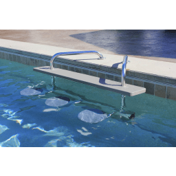 3 Seat Swim-Up Bar, Copper Vein Frame, Granite Sand Top