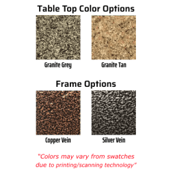 3 Seat Swim-Up Bar, Copper Vein Frame, Granite Sand Top