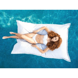 Laze Pillow Floating Lounger, Pearly Swirls