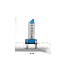 2.5" PVC Top Mount Flowmeter 70-240GPM
