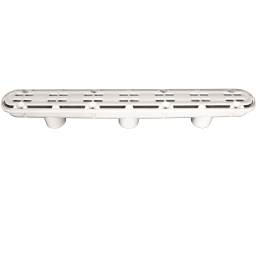 32" Channel Drain Cover without Frame, White