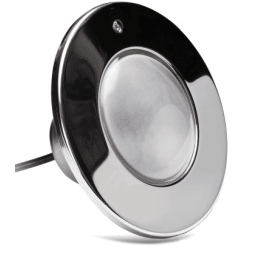 PureWhite LED Pool Light HI Series, 12V Cool White 500W 50' Cord, LPL-F3W-12-50-P