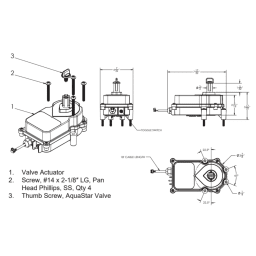 FlowStar Valve Actuator, 24V, 18' Cable