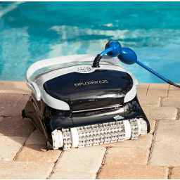 Dolphin Explorer E25 Wi-Fi Robotic Pool Cleaner – Automatic Vacuum with Wall Climbing & Scrubbing for In-Ground Pools up to 50ft