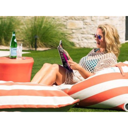 Laze Pillow Floating Lounger, Charming Cabana