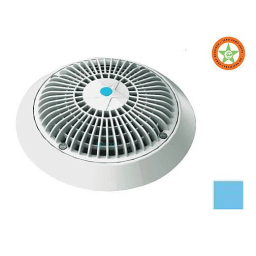 8" Star Anti-Entrapment Cover, Solid Riser Ring and Mud Frame, VGB Series, Blue, A8R104