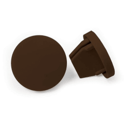 Bottom Rail End Cap, Brown, 1 Cap