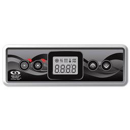 IN.K300-1OP LCD Spa Keypad Control and Overlay, 1 Pump 4-Button 10' Cable